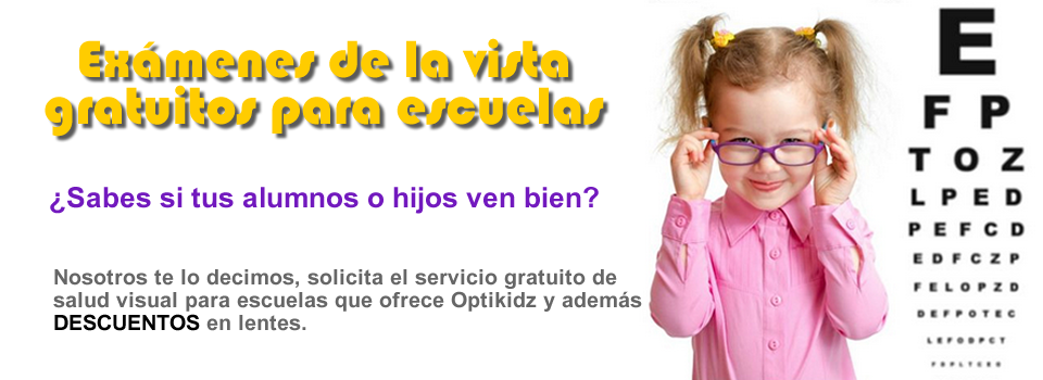 Examenes de la vista gratis para escuelas 