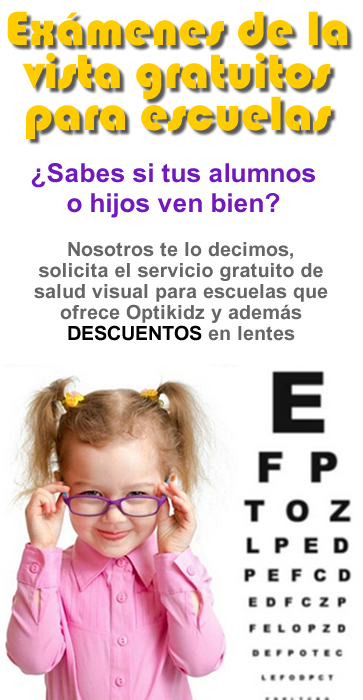 Examenes de la vista gratis para escuelas