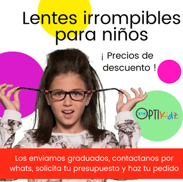 Lentes infantiles para niños irrompibles y flexibles a precios de oferta