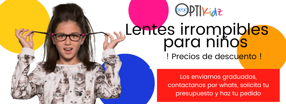 Lentes infantiles para niños irrompibles y flexibles a precios de oferta
